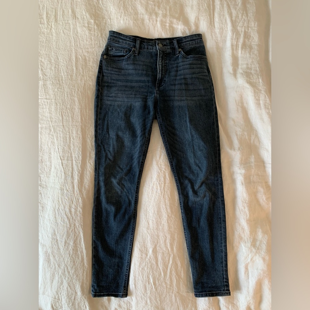 Lucky Brand Bridgette High Rise Skinny Jean in Dark Wash
